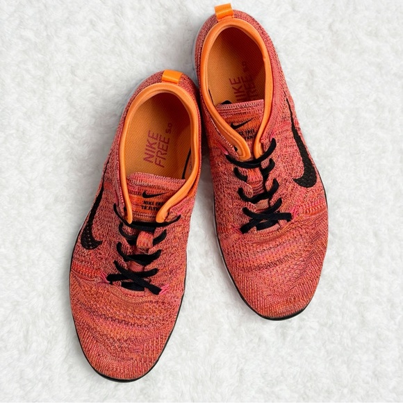 Nike Free 5.0 TR Flyknit Women’s Shoes Size 7.5 Color Citrus - Picture 8 of 16